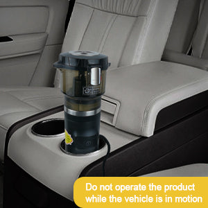 Cafetière portable pour voiture à service unique pour dosettes K et café moulu – Machine à café électrique pour voiture 141,7 g avec chargeur DC 12 V