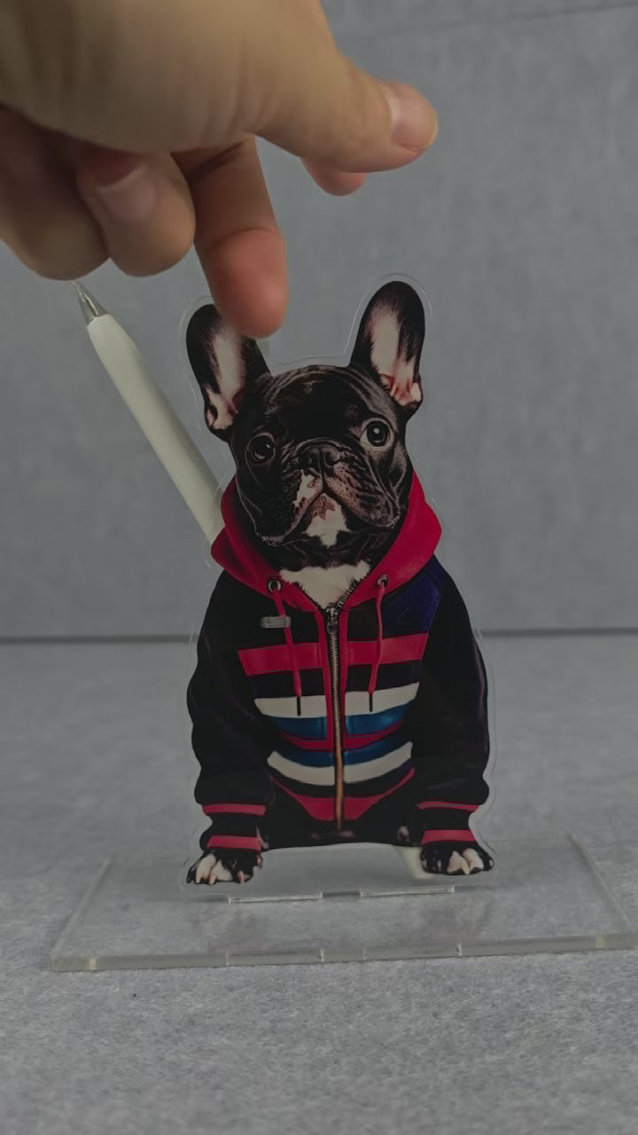 Close-up of non-slip silicone rings in the dog pen holder preventing pencil roll